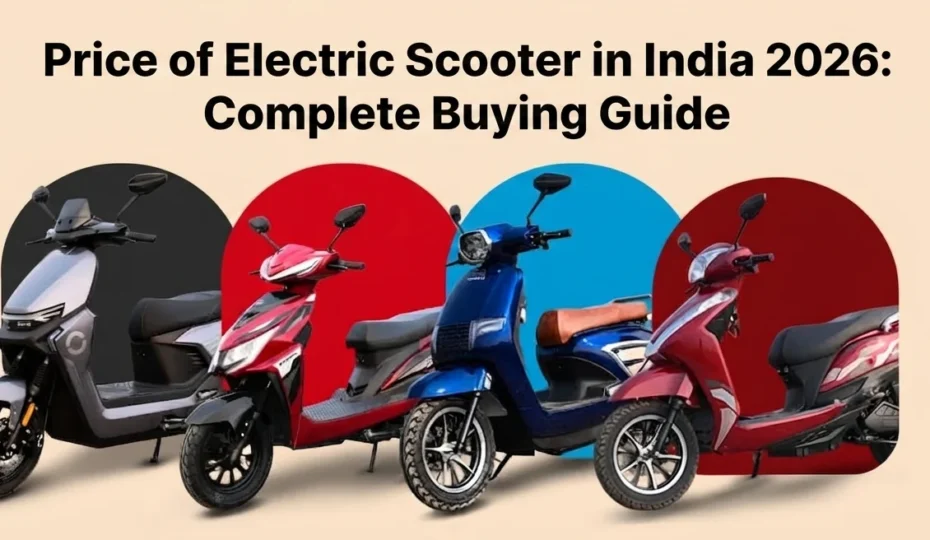 Electric scooter price in India 2026 – EV Sports electric scooty