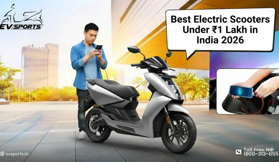 Best electric scooters under ₹1 lakh in India 2026 – affordable EV scooter