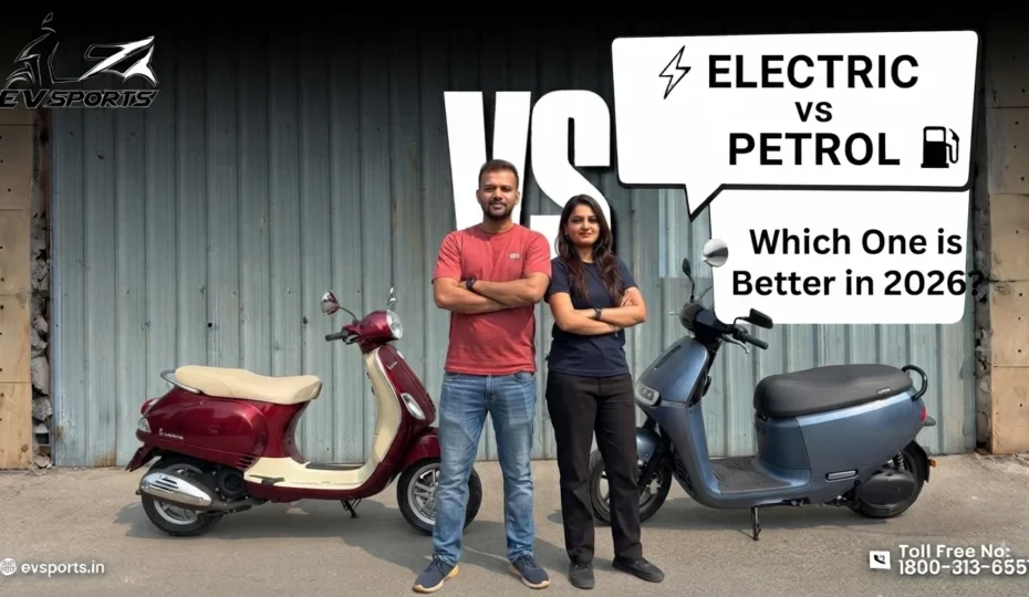 Electric scooter vs petrol scooter comparison in India 2026