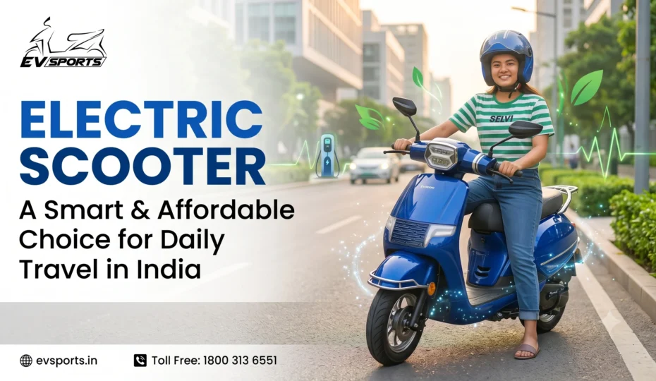 EV Sports electric scooter for smart and affordable daily travel in India